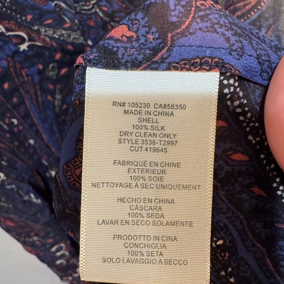 Bundle of 3 Joie Silk Blouses Size XS Peasant Blouses - Picture 6 of 16